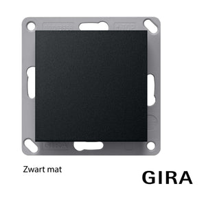 GIRA-Systeem-55-Zwart-mat-enkele-wip-Ea8